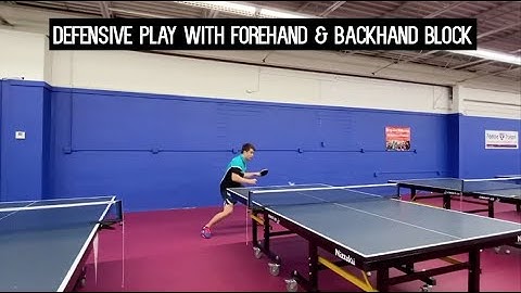 Butterfly Training Tip with Jishan Liang - 7  Defensive Play with the Forehand & Backhand