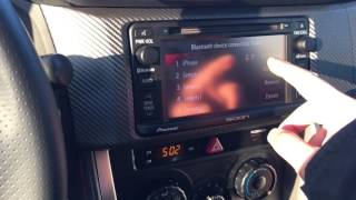 2015 Scion FR-S Bluetooth setup for Bernie
