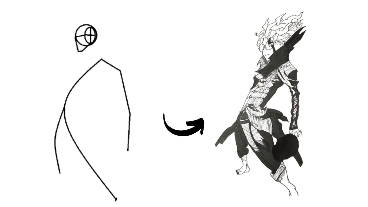 How to Draw Okarun from Dandadan | Step by Step - YouTube