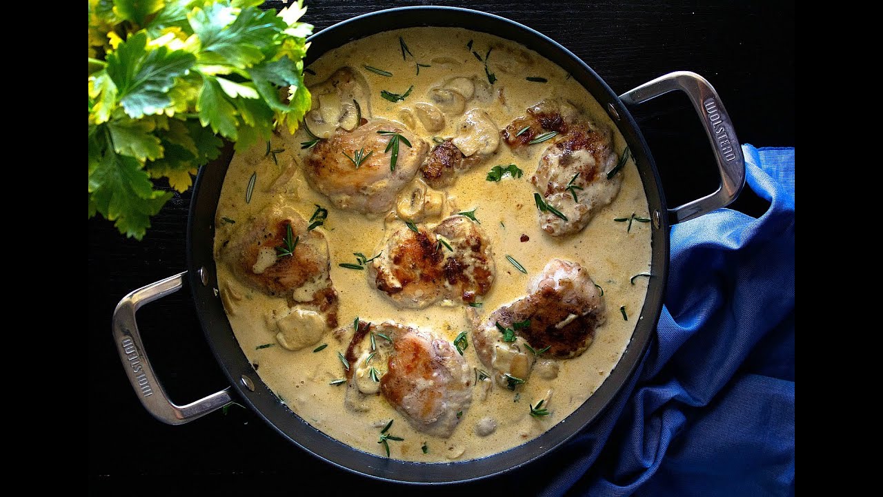 Creamy Garlic Chicken YouTube