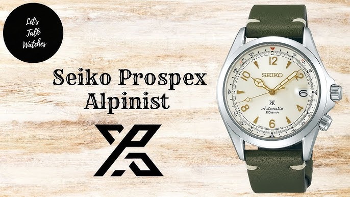 Field watch Seiko Prospex Alpinist Sunbeam Forest Green Gold SPB210J1 -  YouTube