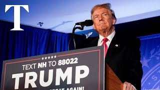 Donald Trump attacks Nikki Haley at New Hampshire rally