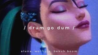 | K/DA FT. ALUNA, WOLFTYLA, AND BEKUH BOOM- DRUM GO DUM (8D+Bass Boosted) |