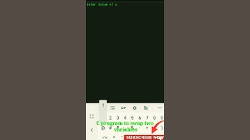 C program to swap two variables|C Programming Short video|#shorts#short|