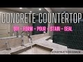 Concrete countertop DIY