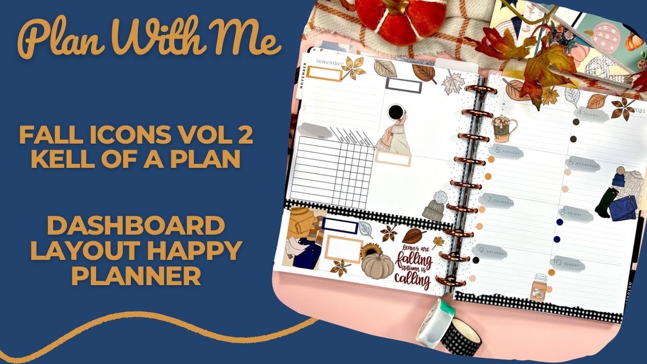 PLAN WITH ME SOCIAL MEDIA HAPPY PLANNER CLASSIC DASHBOARD LAYOUT Plan with me social media happy planner classic dashboard layout