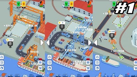 Idle Port Tycoon Gameplay