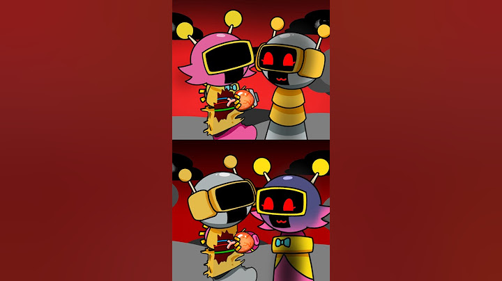 Pink Bot Steals Fun Bot's Heart?! // Fun Bot Steals Pink Bot's Heart?!
