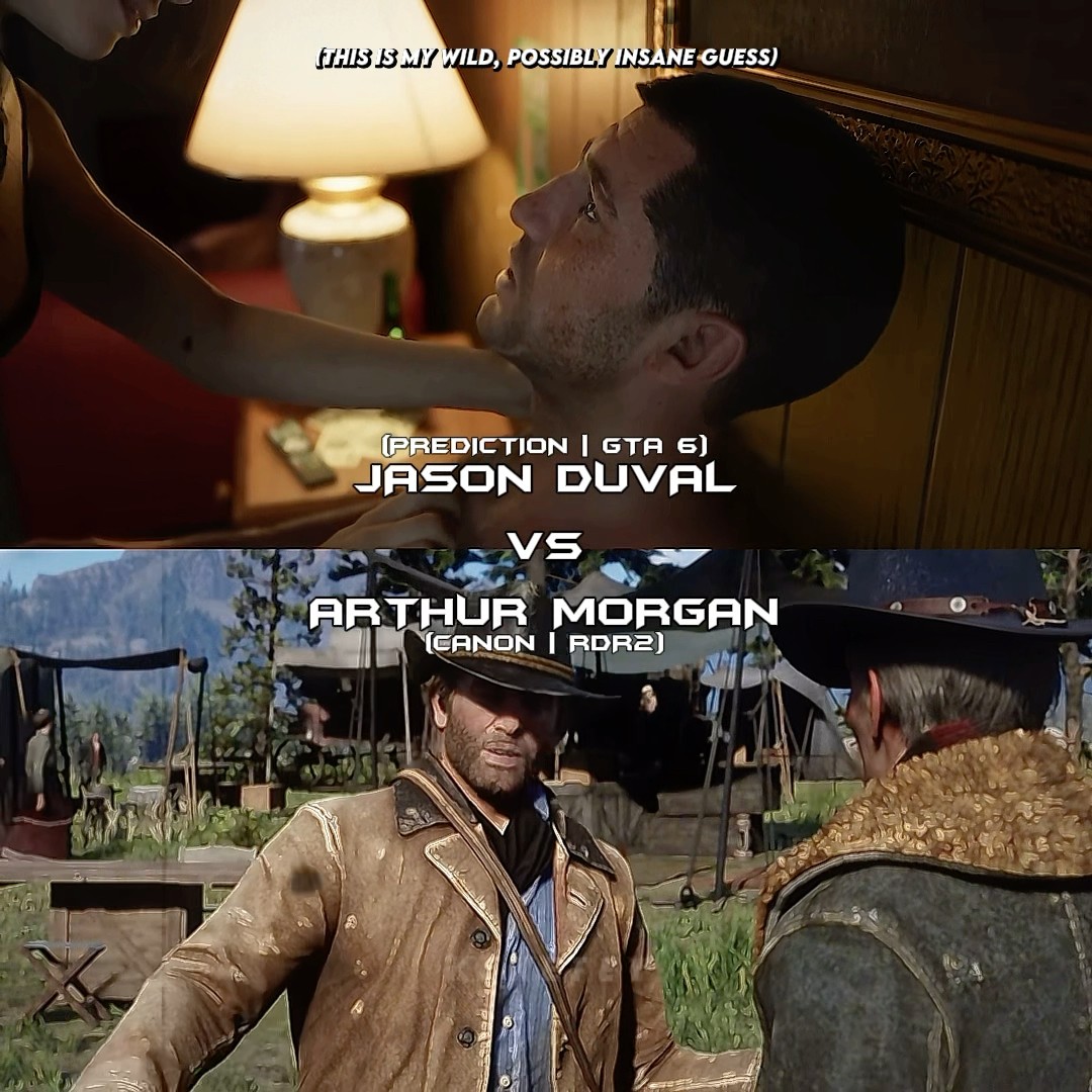 Jason Duval Vs Arthur Morgan PREDICTION Gta6 Vs Rdr2 Oardefault 