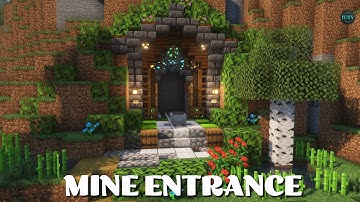 Stunning Underground Mine Entrance Design – Easy Minecraft Tutorial