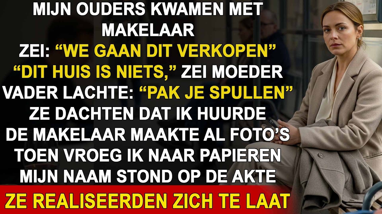 Mijn ouders kwamen met een makelaar en zeiden: “Losers verdienen geen huis”