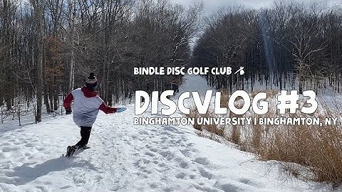 Bindle Disc Golf Club Vlog #3 | Binghamton University Disc Golf Course