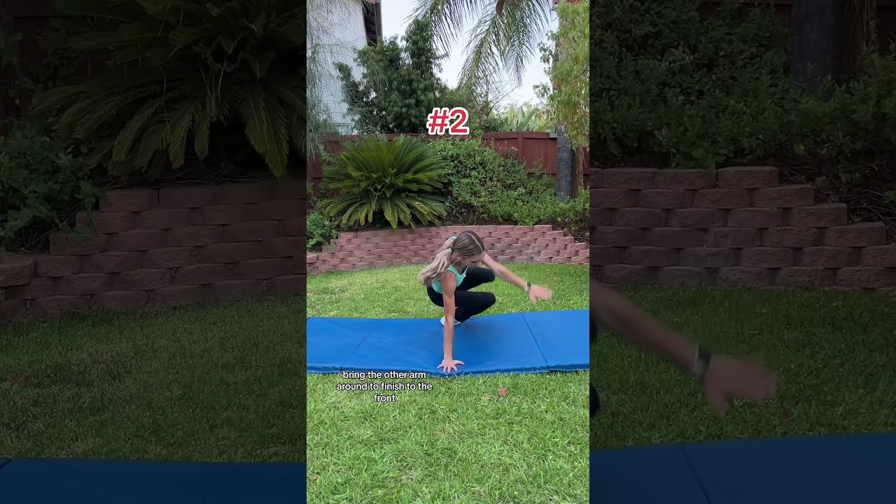 EASY To Learn And UNIQUE Tumbling Skills Gymnastics Flips Cheer Cartwheel Howtodo