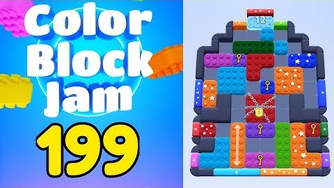 Color Block Jam Level 199 Solution Walkthrough