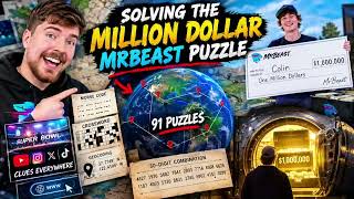 Solving the $1 Million MrBeast Puzzle! 🧩💰 | 91 Puzzles Explained 