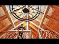 Wagon Wheel Chandelier from Dad&#39;s Childhood Homestead! / Ep107 / Outsider Cabin Build