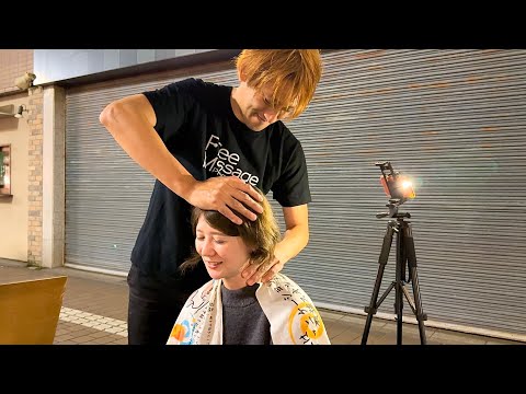 【反応良い👍】ストリートマッサージ府内町Live Japan street massage Live