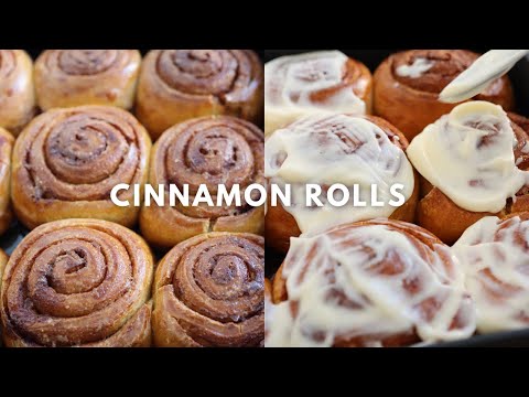 시나몬 롤 만들기 | 크림치즈 아이싱 듬뿍 시나몬 브레드 | Cinnamon Rolls