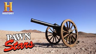 Pawn Stars: EXPLOSIVE DEAL for EXPENSIVE Antique Cannon (Season 17) | History