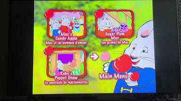 Max and ruby candy apple 2009 dvd menu walk-through