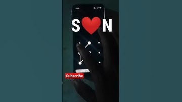 Thumbnail of S❤️N unique pattern lock password | calm  down song || #viral #shortsfeed #shorts #short