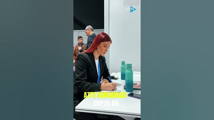 AzTV komandası COP29-da