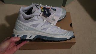 靴 Salomon XT-6 \"Arctic Ice\" Salomon Advanced XT-6 Shoes | Arctic Ice/China Blue/Lunar