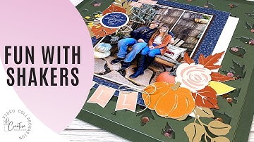 Scrapbook Layout Shaker Background / Creative Design Team Collaboration