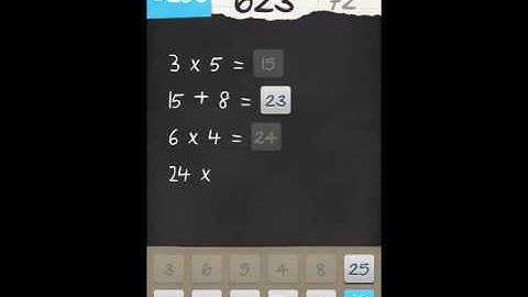 6 Numbers by Brainbow Level 72 Answer Guide