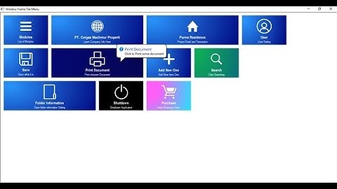 PowerBuilder Datawindow Tile Menu Updated!
