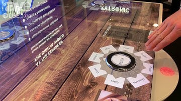DSE 2019: Zytronic Demos Third-Party Button Embedded into Touch Table