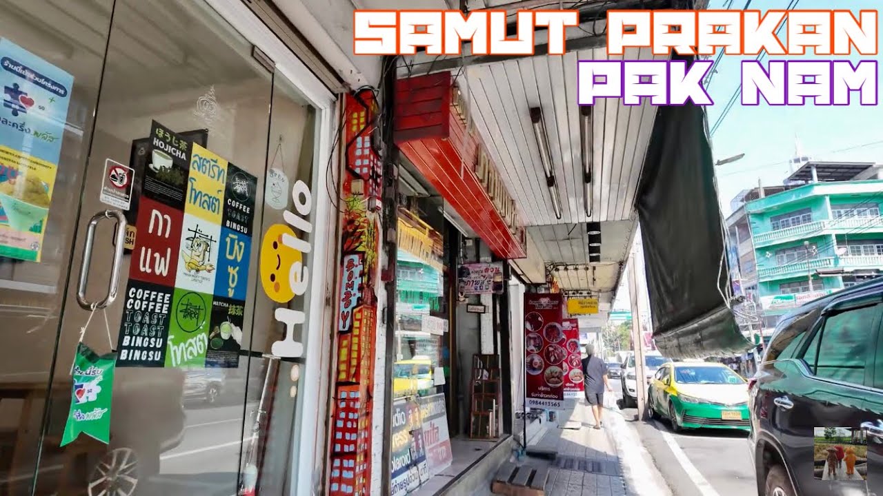 🇹🇭4K | Walking BTS Pak Nam, Samut Prakan: Markets, River Life & Local Streets
