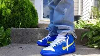 sb dunk high blue ox