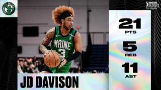 JD Davison, Neemias Queta \& Drew Peterson Post DOUBLE-DOUBLES in Celtics' Semifinals Win in G League