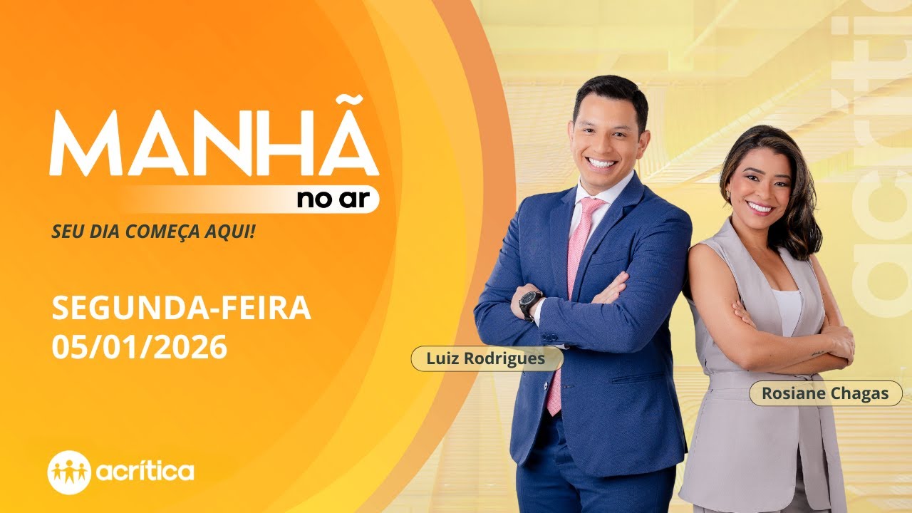MANHÃ NO AR | AO VIVO | 05/01/2026
