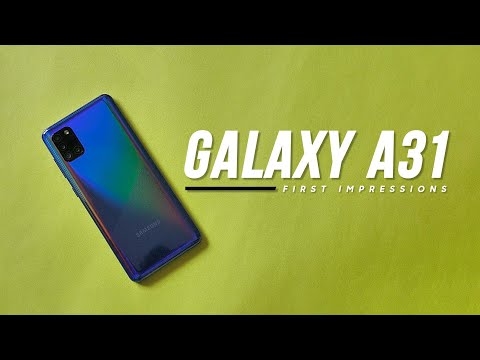 Samsung Galaxy A31 Unboxing and First Impressions 
