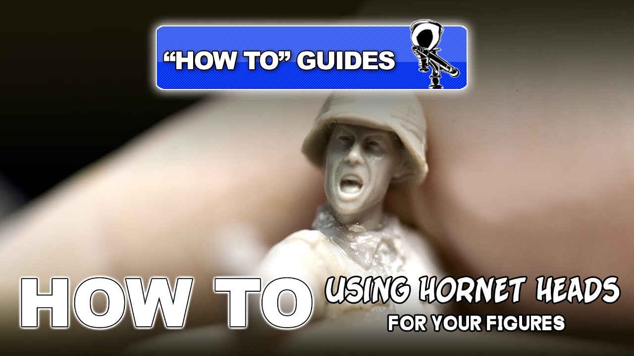 HORNET HEADS FOR YOUR FIGURES