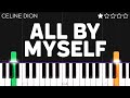 Celine Dion - All By Myself | EASY Piano Tutorial