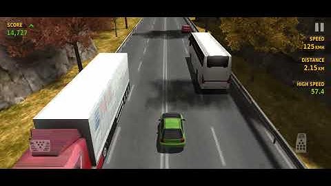 Traffic Racer Two-way Yellow car Autumn Racing