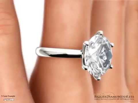 5ct Tiffany Engagement Ring - YouTube