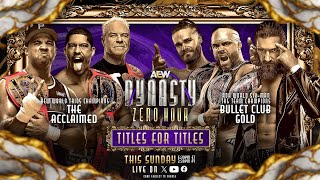 Zero Hour Aew Dynasty Pre Show - Live Sunday April 21 630Pm Et 330Pm Pt