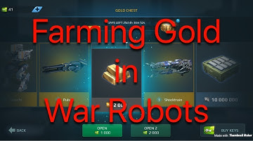 War Robots - Ways to Spend, Save, Farm Gold and Silver