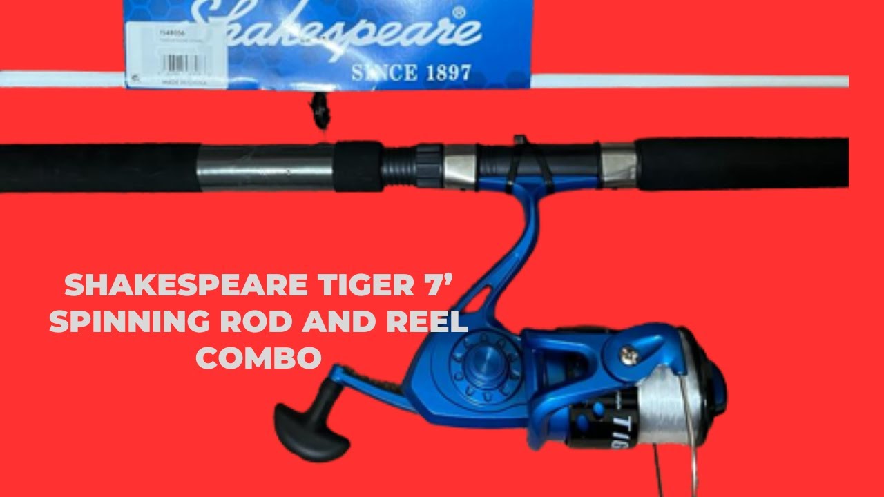 Shakespeare Tiger 7' Spinning Rod and ReelCombo
