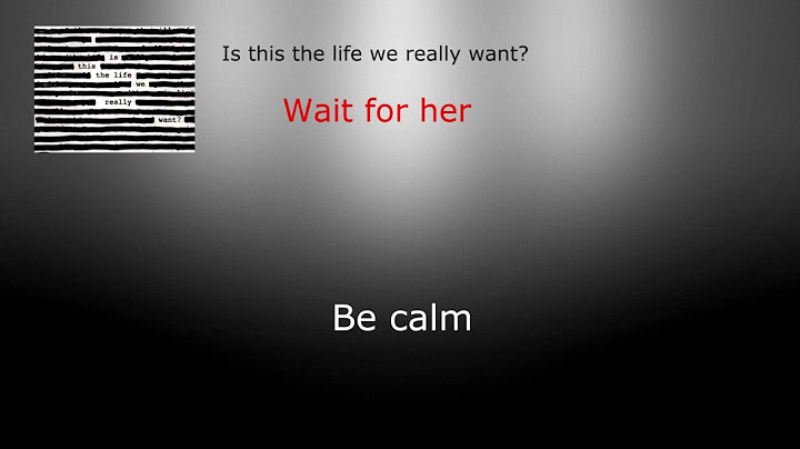 Roger Waters - “Wait for her” / “Oceans apart” / “Part of me died” - with lyrics