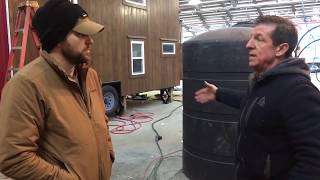 Celebrity 16 ft. Off grid tiny house tour water/solar/rain catchment and recirculating system Wealth