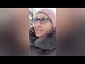 Понедельник 13, у нас снежок пошёл,идём на прогулку