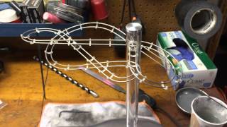 Marble rollercoaster testing