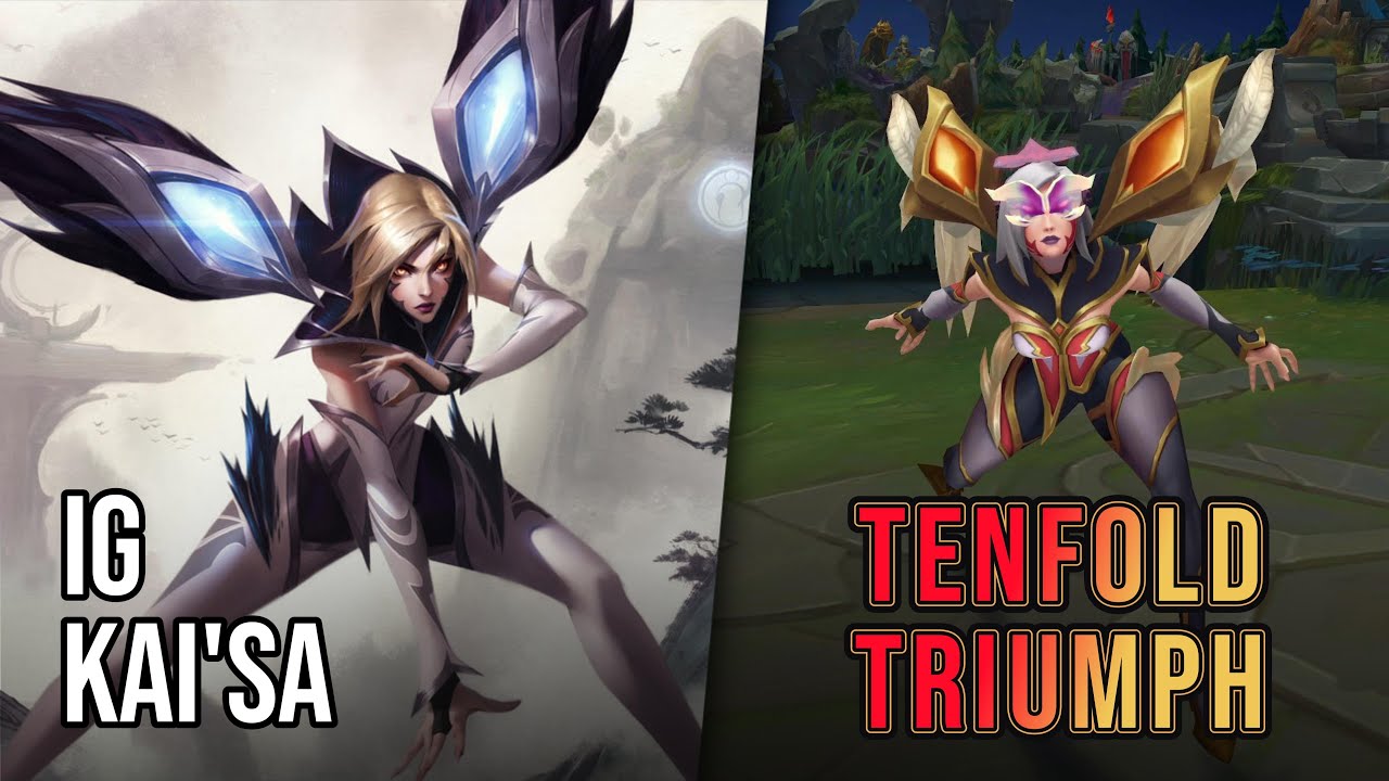Tenfold Triumph iG Kai'sa Skin | League of Legends | Chromas Skin