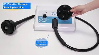 professional 5 Heads Vibrating Lymphatic Drainage Body Slimming Cellulite Massage Fat Loss Machine screenshot 4