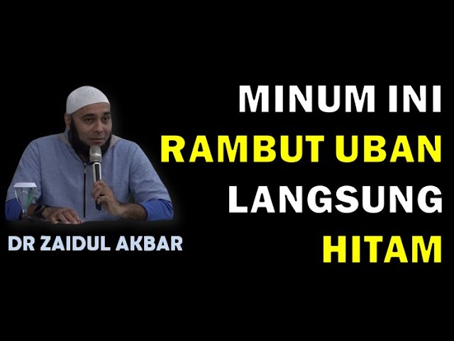 MINUM INI RAMBUT UBAN LANGSUNG HITAM KEMBALI || dr ZAIDUL AKBAR #ResepSehat class=